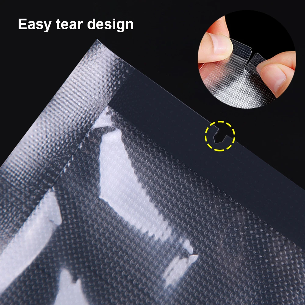 Вакуумные пакеты для пищевых продуктов 100 шт. вакуумного упаковщика сохранения