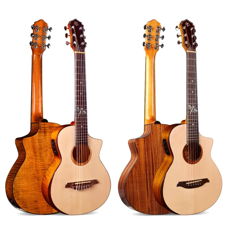 

32-дюймовая классическая гитара нейлоновая струна 6-струнная баллада гитара 32-дюймовая дорожная гитара США Sikati ель твердой древесины гитара бесплатный подарок 32-дюймовый гитарный мешок начальная игра на пальцах де