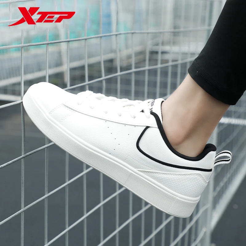 Мужская обувь Xtep для студентов отдыха спорта уличного скейта Белая стильная