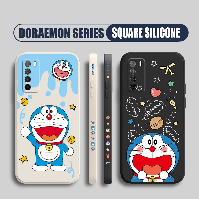 Cartoon Doraemon Soft Silicone Case for Samsung Galaxy A52S A73 A53 A33 A23 A13 A82 A72 A52 A32 A12 A51 A21S A50 A20 A30 Cover