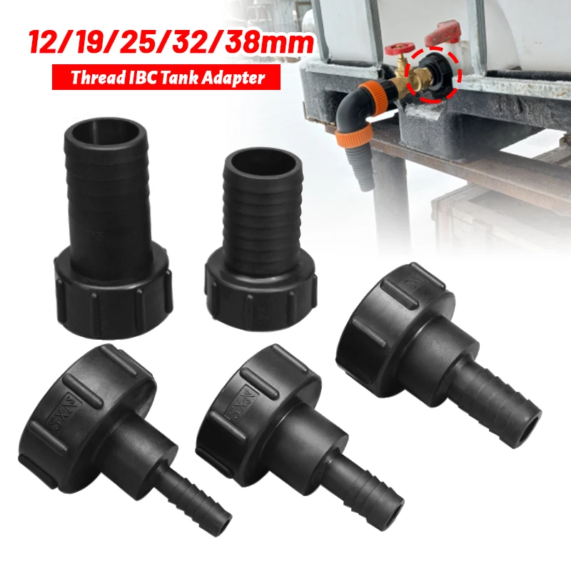 

IBC S60X6 Ton Water Tank Chemical Barrel Joint Plastic Hose Valve Connector Lawn Faucet Garden Irrigation Replacement Adapter