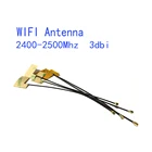 Внутренняя гибкая Wi-Fi антенна IPEX, 2,4ГГц, усиление 3дБи, с желтой пленкой