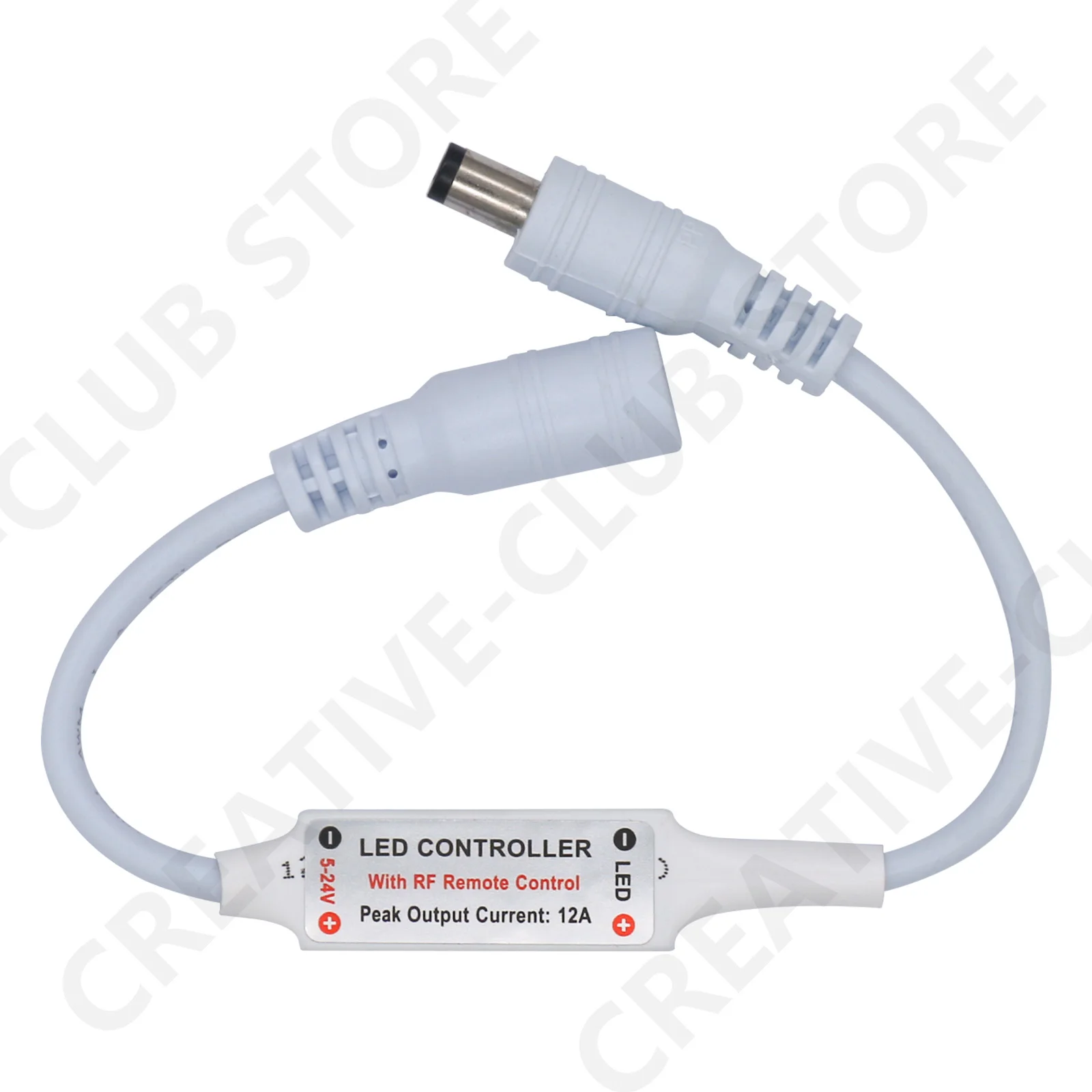 Фото Беспроводной RF-контроллер-диммер DC5-24V Mini с 11 кнопками для одноцветных светодиодных лент SMD5050/3528/5730/3014 №3