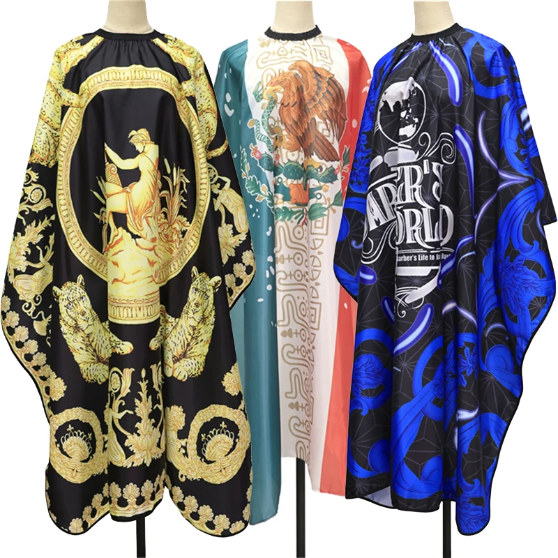 

2023 Newest Hair Cutting Dressing Protect Cloth Waterproof Hairdressing Apron Wrap Professional Salon Hair Coloring Accessories