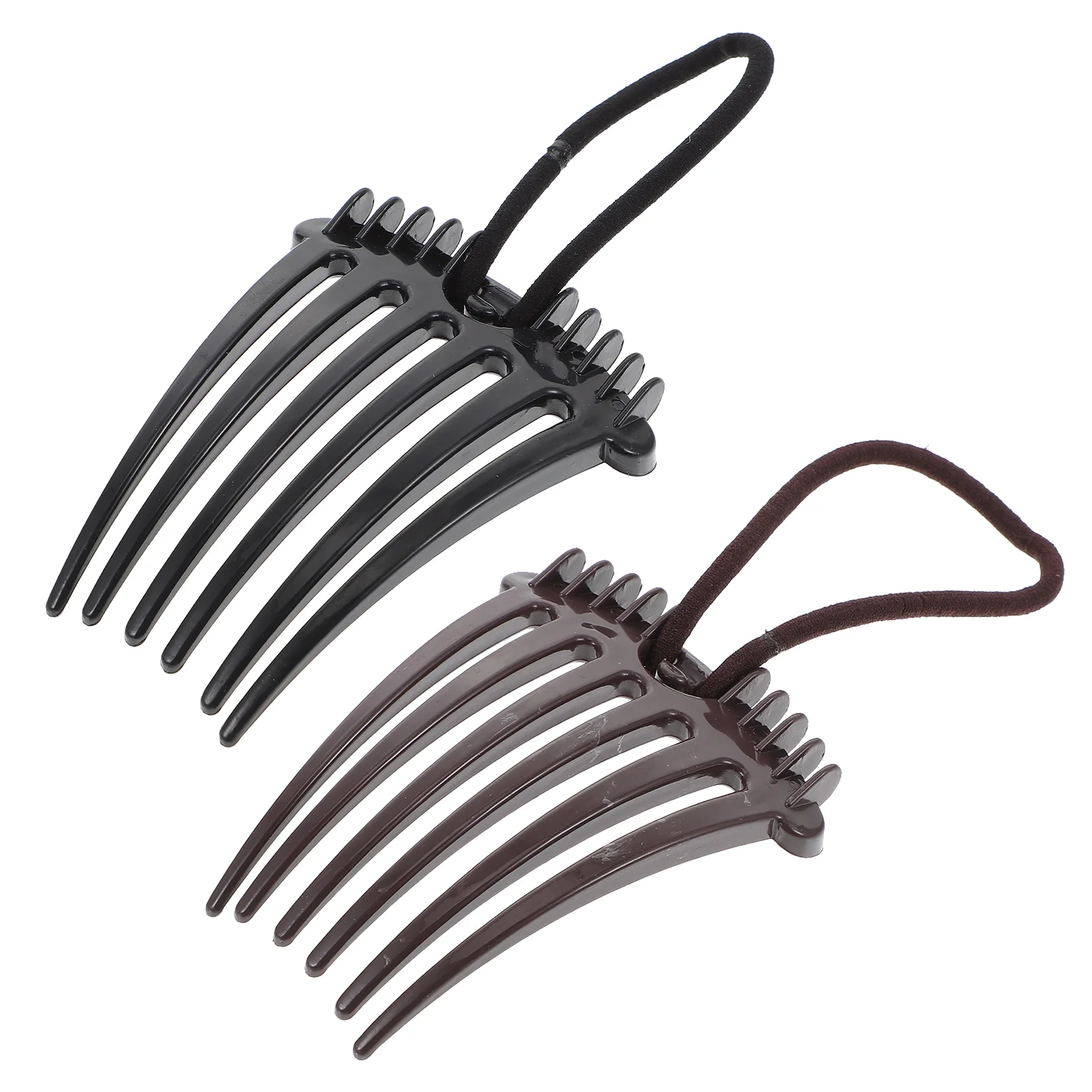 

4pcs Ponytail Bump Fluffy Hair Ponytail Comb Vintage Hair Side Clip Hair Insert Comb Ponytail Combs for Thick Hair