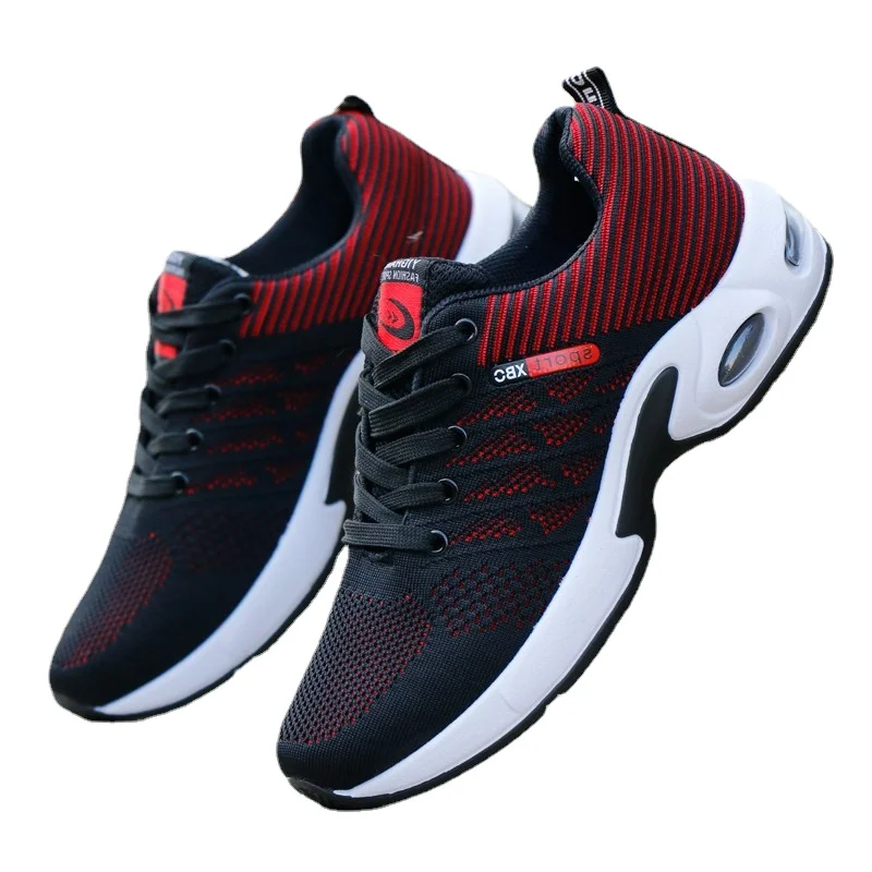 

Men's Sports Shoes, Flying Woven Running Shoes, Air Cushion Shoes, New Fashion, Breathable Korean Shoes