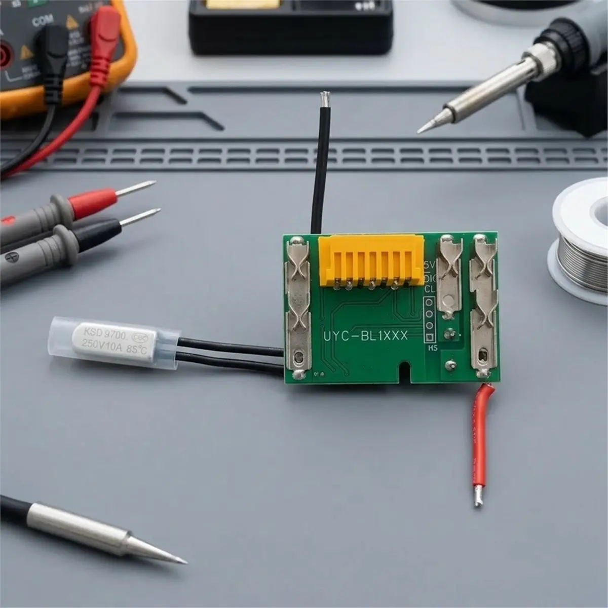 Фото Плата защиты аккумуляторов DT35BG для электроинструментов 18650 21700, плата PCB для аккумуляторов 18В BL1830 BL1850, 4-проводное обнаружение №4