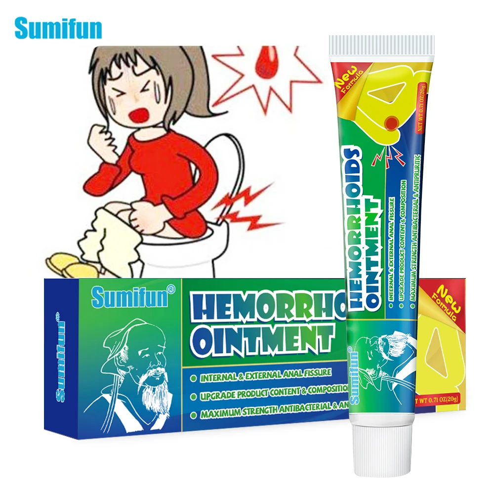 

20G Sumifun Huatuo Powerful Hemorrhoids Ointment Anus External Internal Piles Treatment Cream Anal Pain Relief Remedy Cream