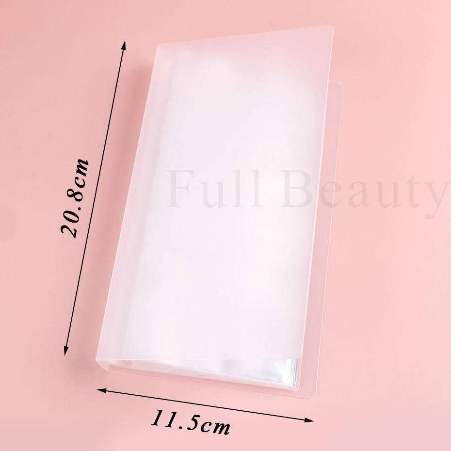 84 слота Наклейка для ногтей Слайдер Книга хранения Французские наклейки сбора