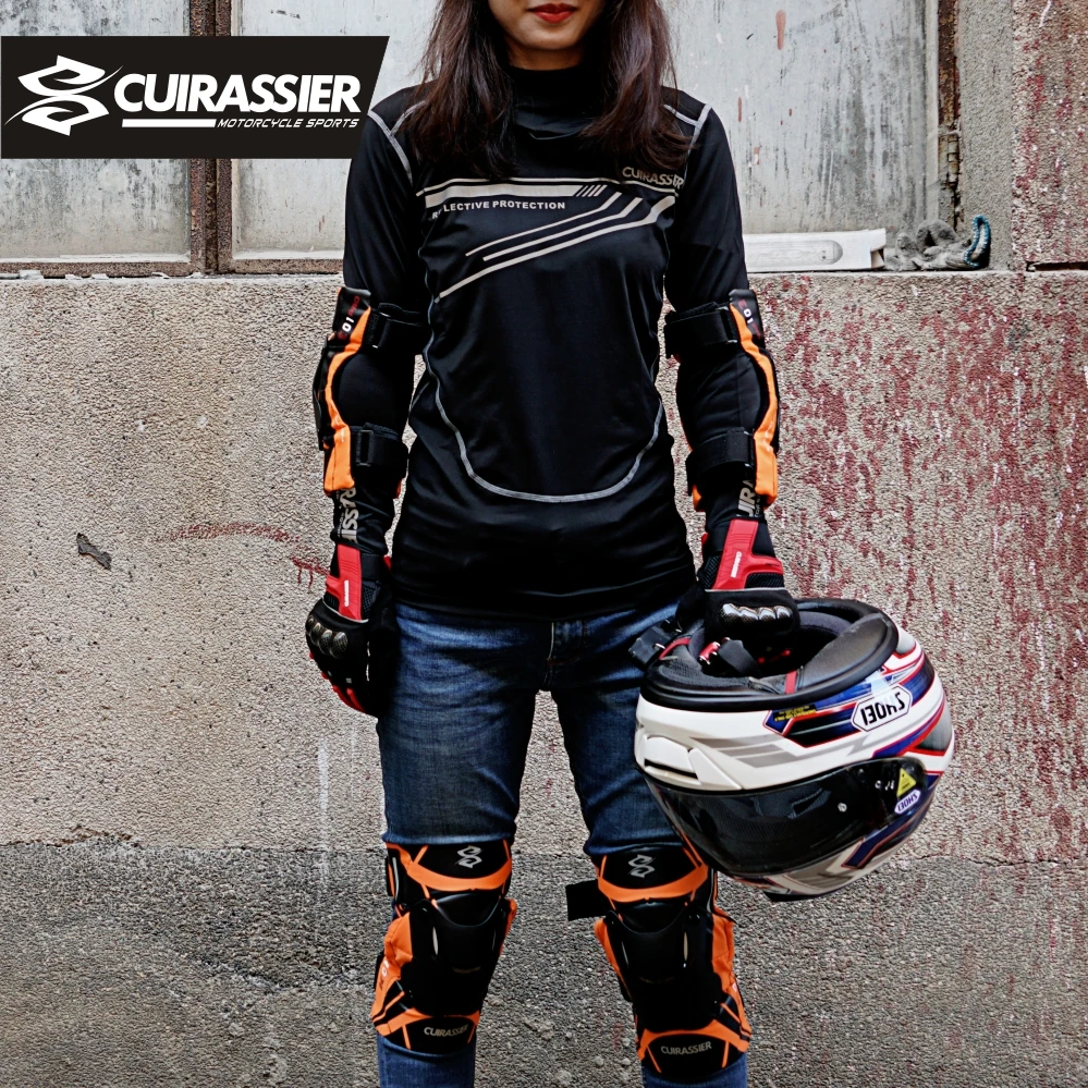 Cuirassier K01Motorcycle Mtb Knee Pads Moto Outdoor Sports Protection Fireproof Anti-Fall Motocross Cycling Protective Equipment |