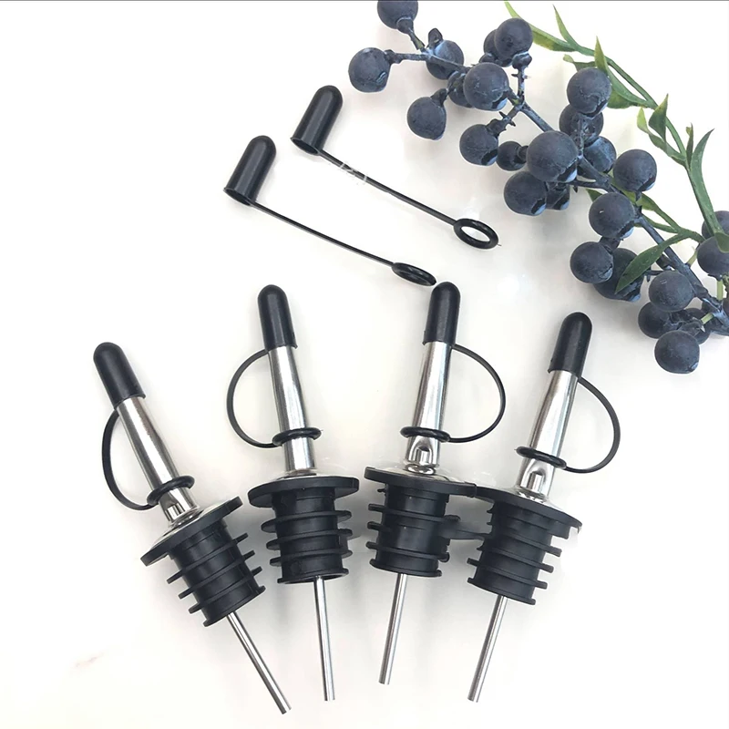 

Stainless Steel Wine Bottle Stopper Liquor Bottle Pourer Stopper Dispenser with Stopper Barware Bar kitchen Accessories