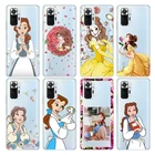 Силиконовый чехол Belle Princess для Xiaomi Redmi Note 11 10 10S 9 9S Pro Max 9T 8T 8 7 6 5 Pro 5A, чехол для телефона