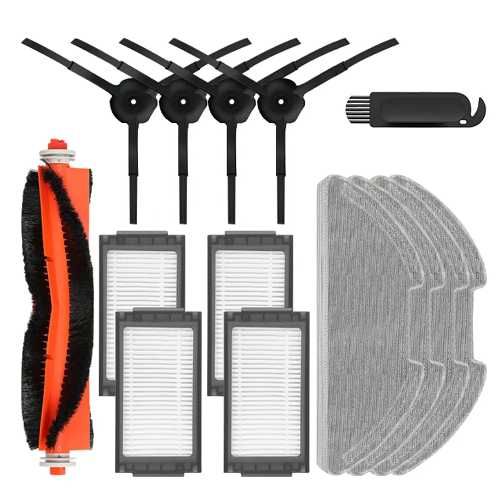 

Main Side Brush Hepa Filter Mop Cloths for XiaoMi Mijia Robot Vacuum-Mop Pro / 2 Pro / MJSTS1 Spare Parts