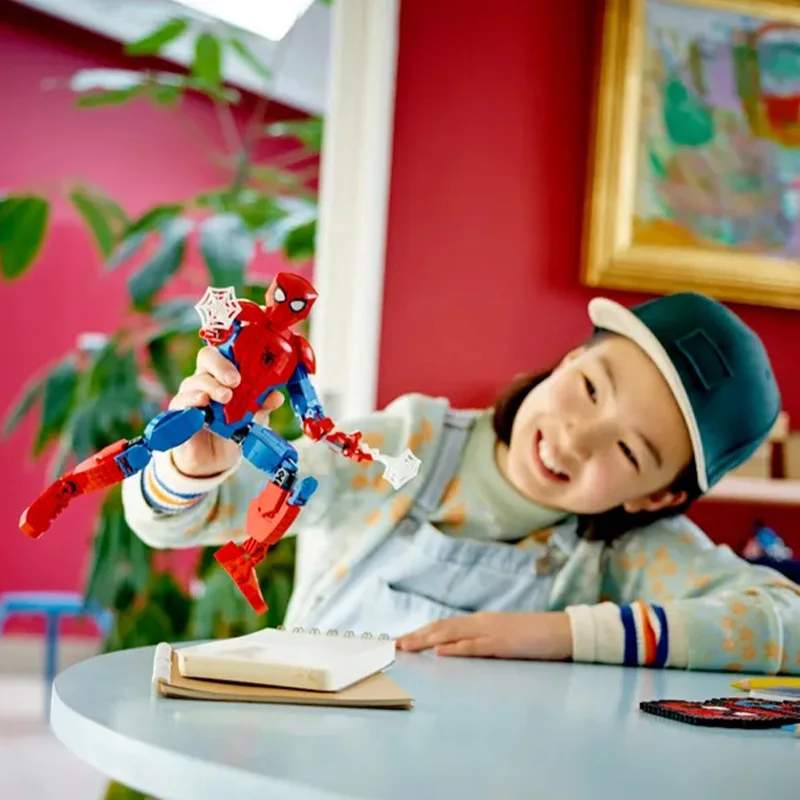 [100% оригинал] фигурка LEGO Человек-Паук Марвел 76226 набор строительных игрушек