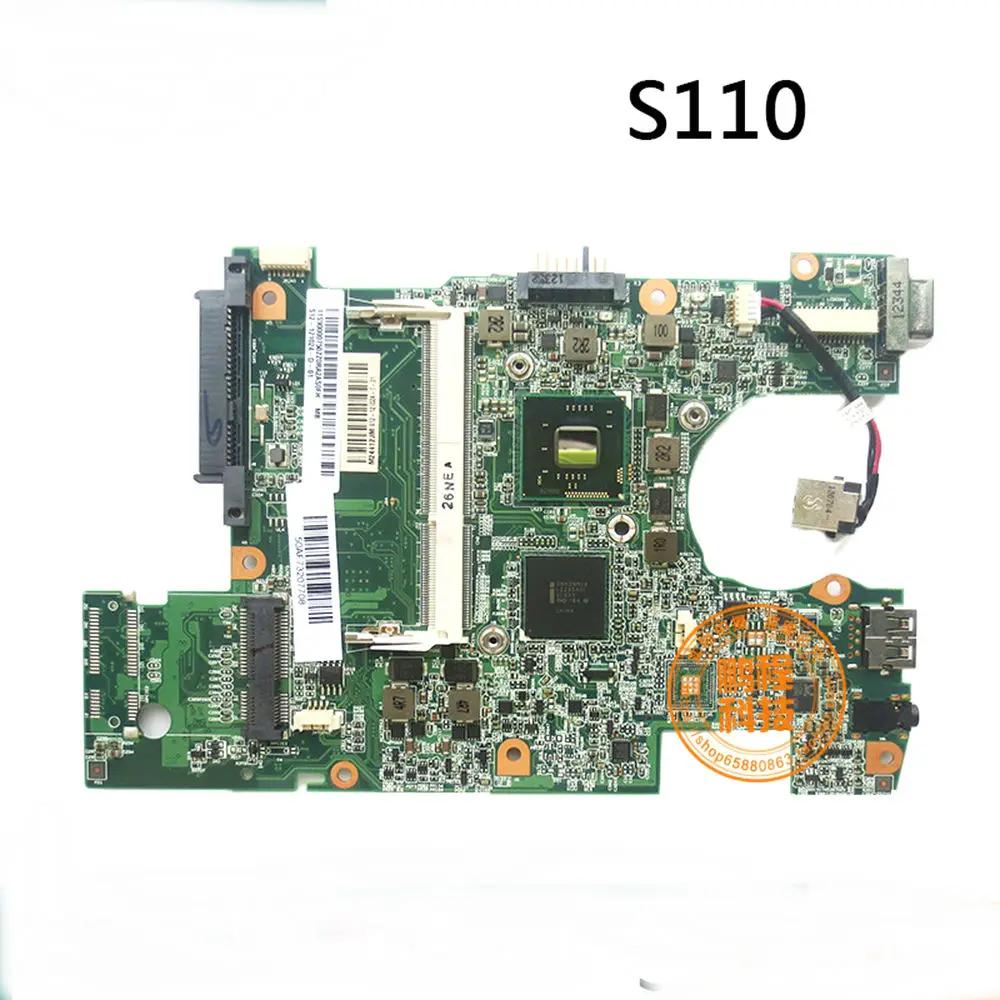 

Материнская плата для Lenovo S110 Atom N2600 DDR3 90000750 BM5138 REV: 1,3 материнская плата 100% протестирована Полная работа