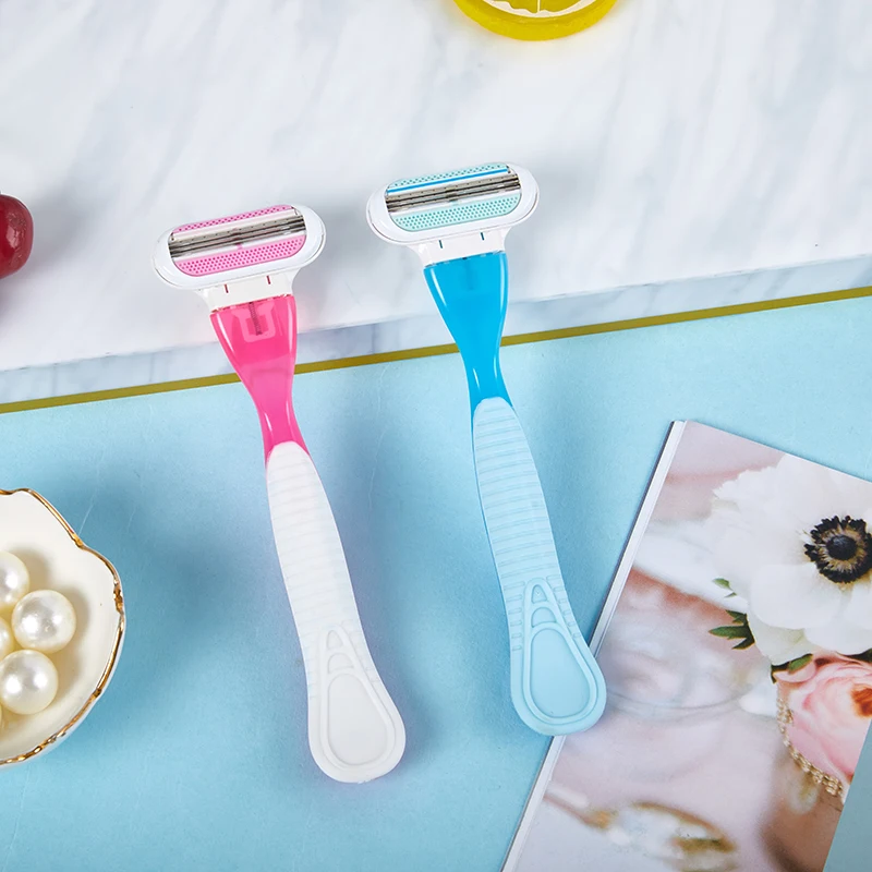 3 Layers Shaving Razor Blades Face Leg Armpit Girl Body Hair Remover Shaver Manual Razor Blade