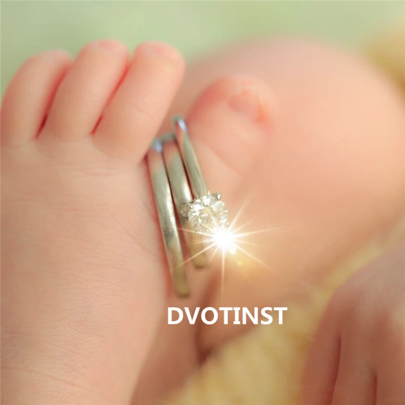 Реквизит Dvotinst для фотосъемки новорожденных мини-кольца с бриллиантами блестящее
