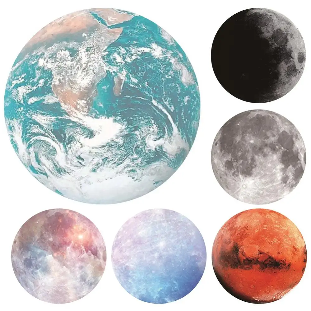 

Earth/Moon/Mars Pattern Mouse Pad Mat Anti-slip Waterproof Mouse Pad School Supplies Computers Accessories Desk Set