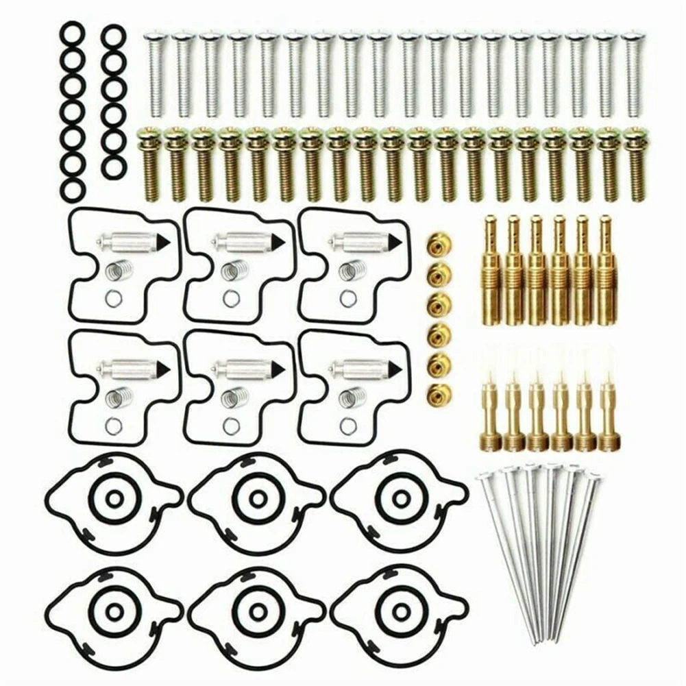 

6pcs Carburetor Repair Kit For Honda GL1500CD Valkyrie 2001-2003 For GL1500CT Valkyrie Tourer 98-00 For GL1500G Valkyrie 1997-00
