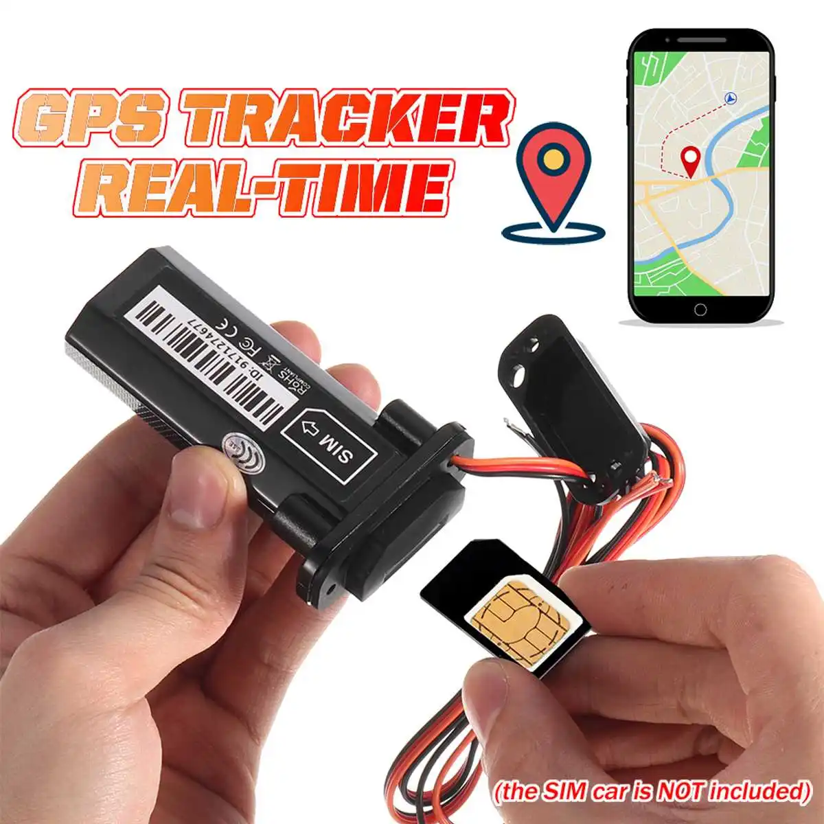 

GPS Tracker Builtin Battery Vehicle Tracking Device Waterproof motorcycle Car Mini GPS GSM SMS locator Standby Burglar Alarm