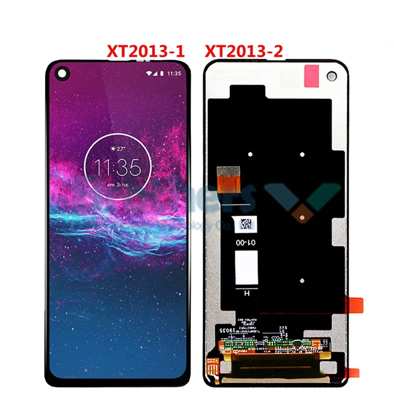 Original For Motorola One Action Vision LCD Display Touch Screen Digitizer for XT2013-1 XT2013-2 Assembly XT1970-1 6.3