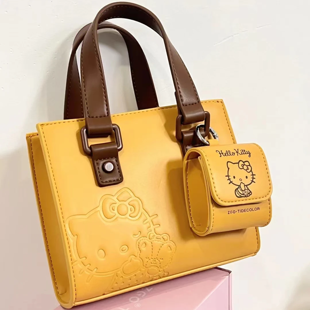 Sanrio Hello Kitty сумка через плечо аниме Kawaii мультфильм искусственная кожа мини-сумки