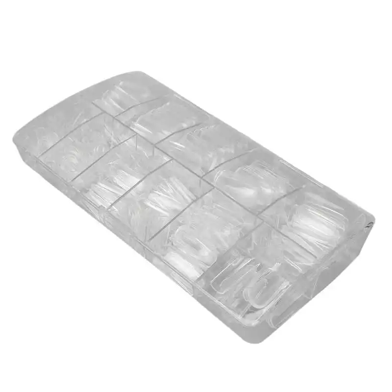 

False Nail Fake Nail Transparent Portable DIY Safe Odorless for Home Nail Salon for Wedding Party