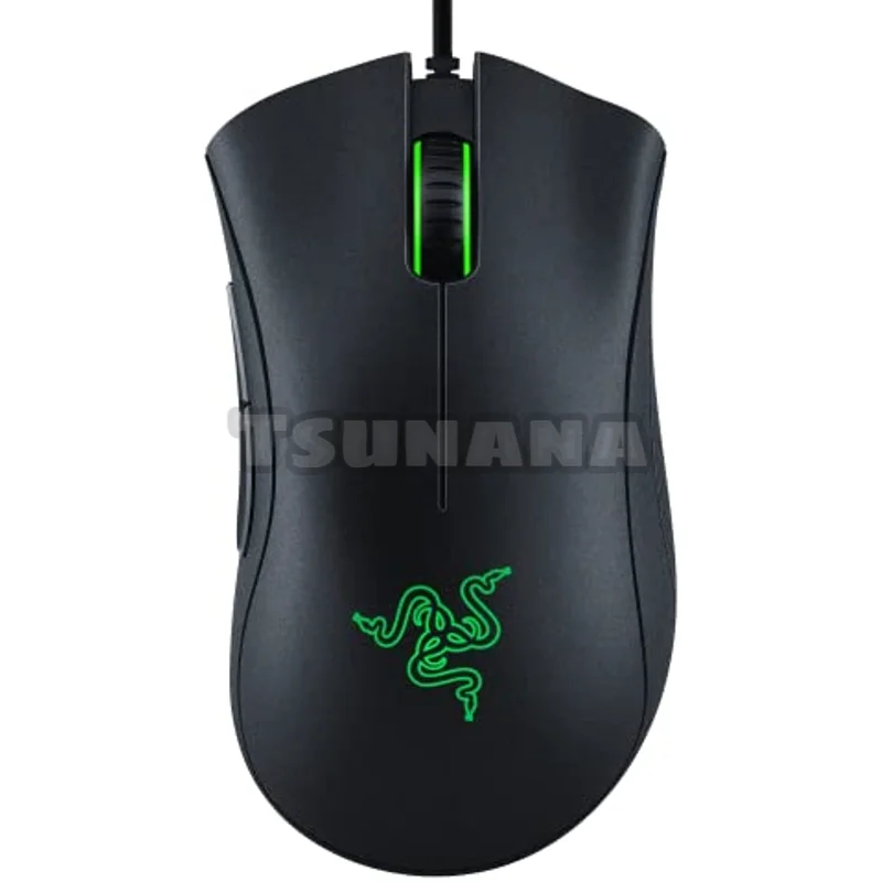 

Original Razer DeathAdder Essential Gaming Mouse: 6400 DPI with 5 Programmable Buttons - Mechanical Switches - Rubber Side Grips