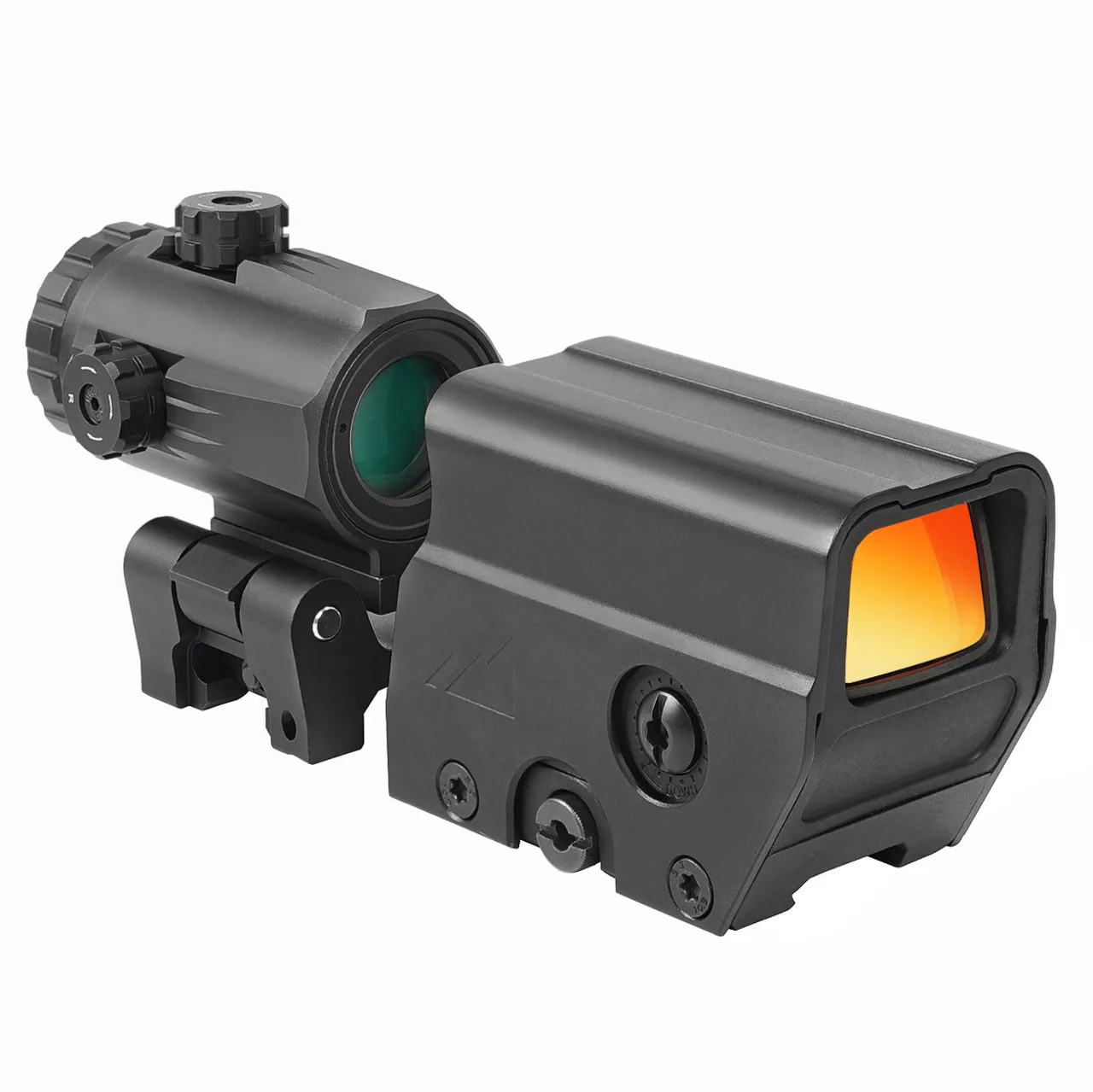 

Tactical Red Dot Sight M10 with Auto-shake Feature and Magnifier Sight MM3 Combo for Airsoft Rifle Scope Hunting