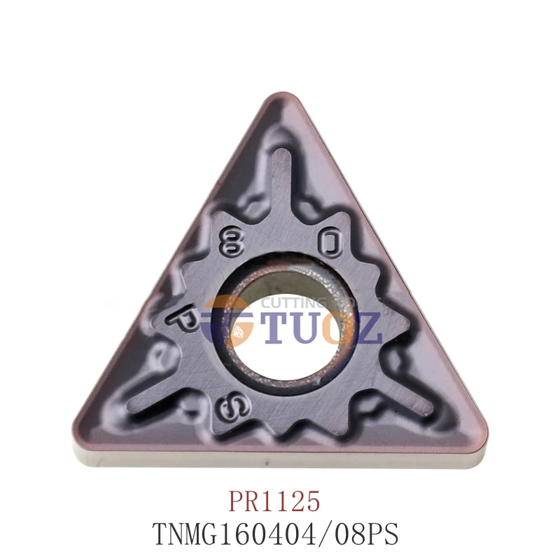 

100% Original TNMG160404PS TNMG160408PS PR1125 External Turning Tools Carbide Insert 160404 160408 -PS CNC Lathe Cutter TNMG