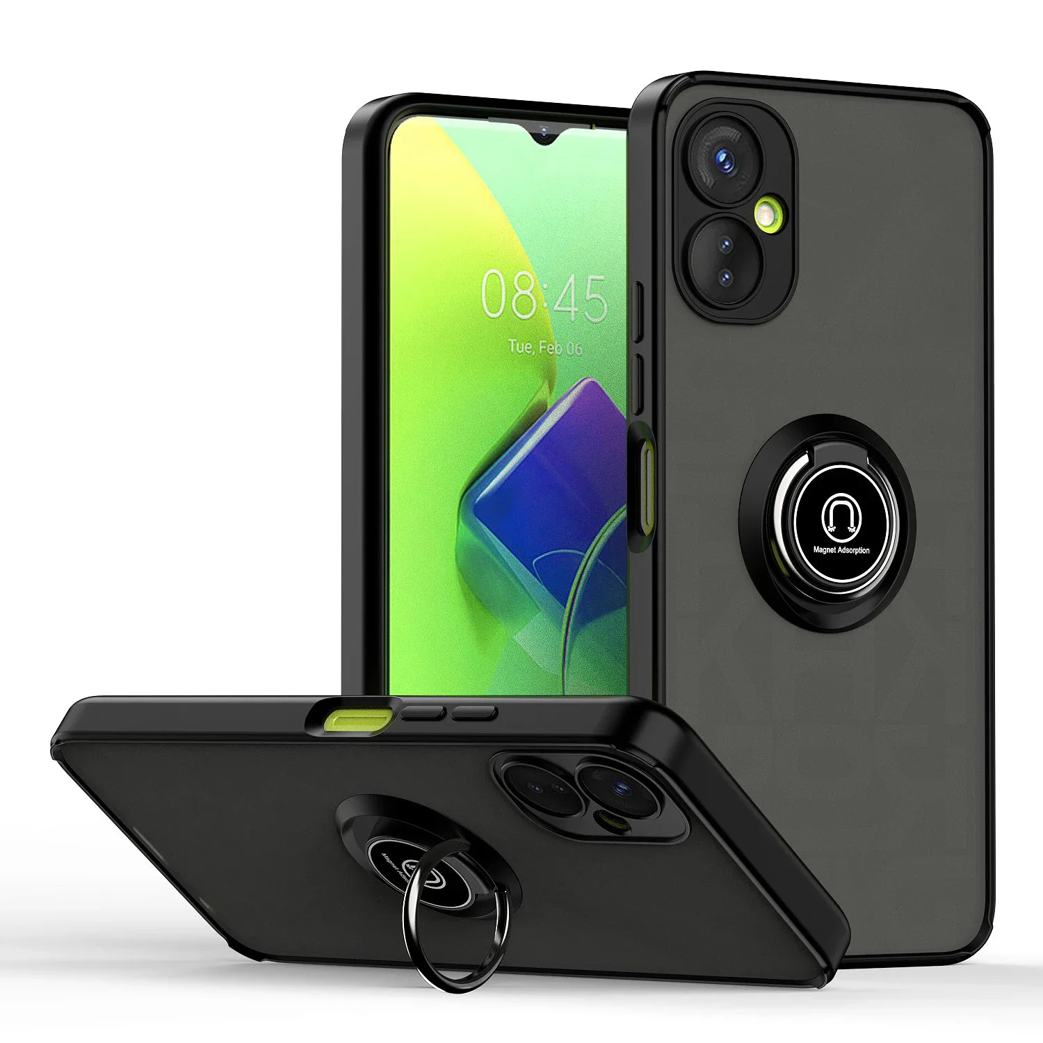 Металлический кольцевой держатель противоударный чехол для Tecno Spark 9 10 Pro 10C 20C Go 2023