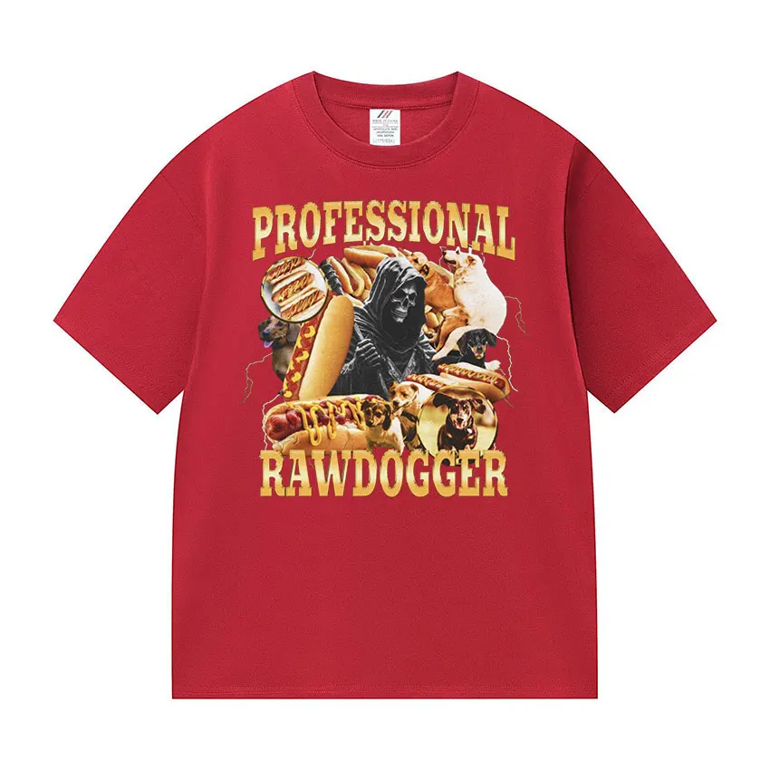 Профессиональные футболки с забавными мемми из сырой собаки мужские летние