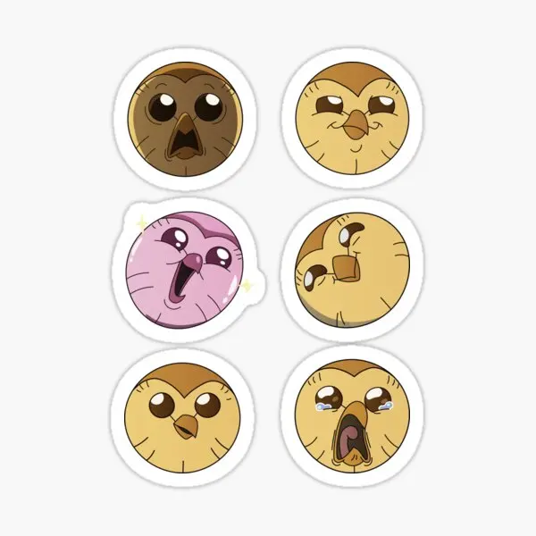 

5 шт./упаковка, наклейки на бутылки для воды в виде совы