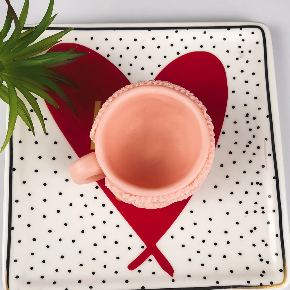 PRZY свитер Кофе чашки формы для изготовления мыла 3D силиконовая форма помадки