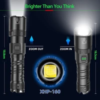 power rechargeable flashlights very powerful hand scout 10000000 lamps led torch light flashlight camping 18650 tactical lantern