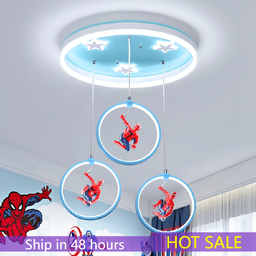 

Скандинавский декор для детской комнаты, спальни, светодиодные светильники для комнаты, люстры, потолочные столовые, люстра внутреннего ос...