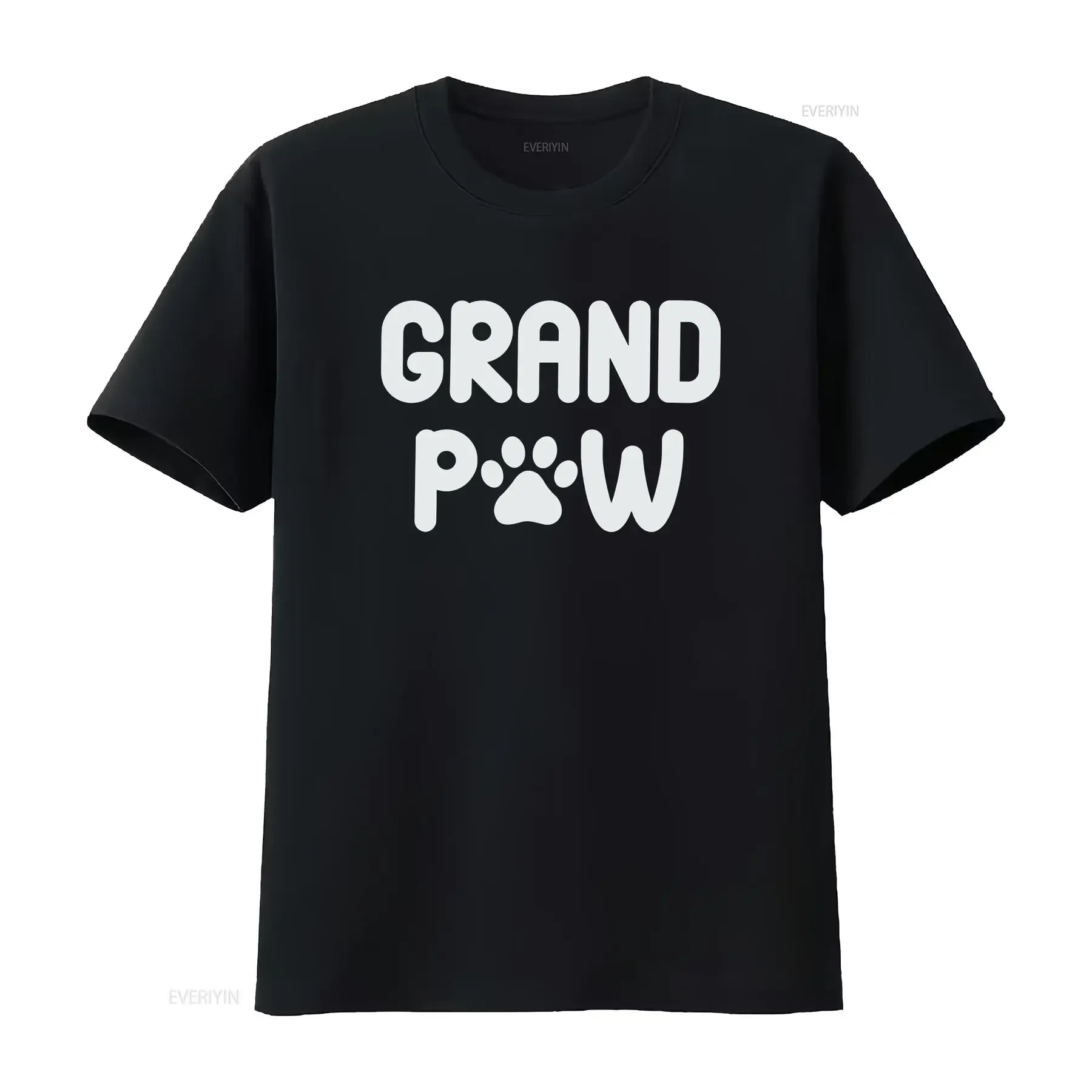 Фото Футболка Grandpa Dog Grandpaw для любителей собак, подарок на День отца, на день рождения, винтажная, с эффектом потертости, универсальная, стильная, мужская, слегка состаренная №1