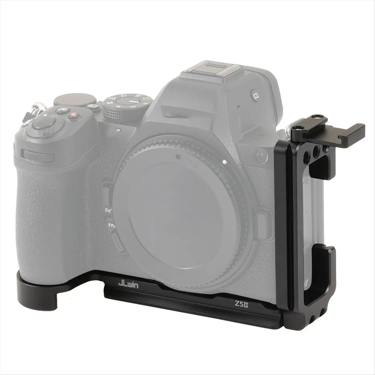 Фото Быстросъемная L-образная пластина N05R JLWIN для Nikon Z5 II, совместимая с Arca, с креплением Cold Shoe для DJI Ronin RS №3