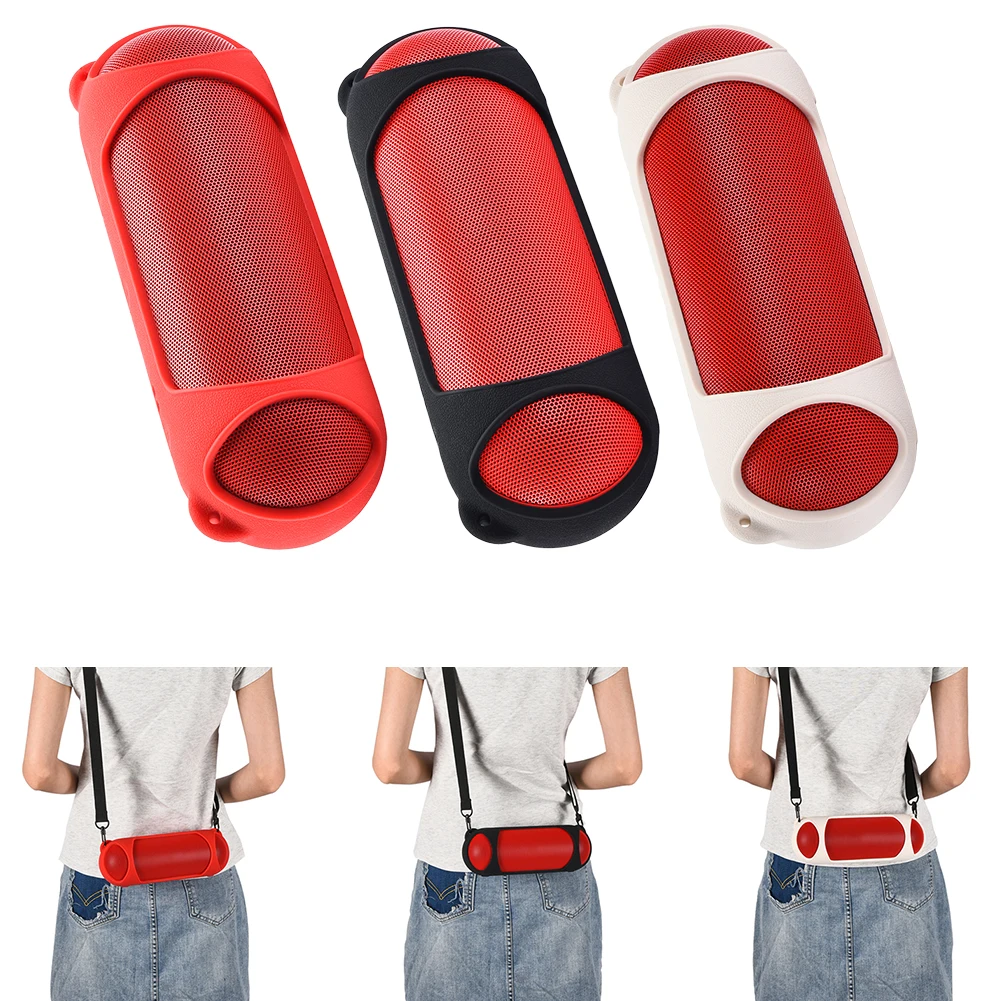 Силиконовый защитный чехол с плечевым ремнем для Beats Pill |