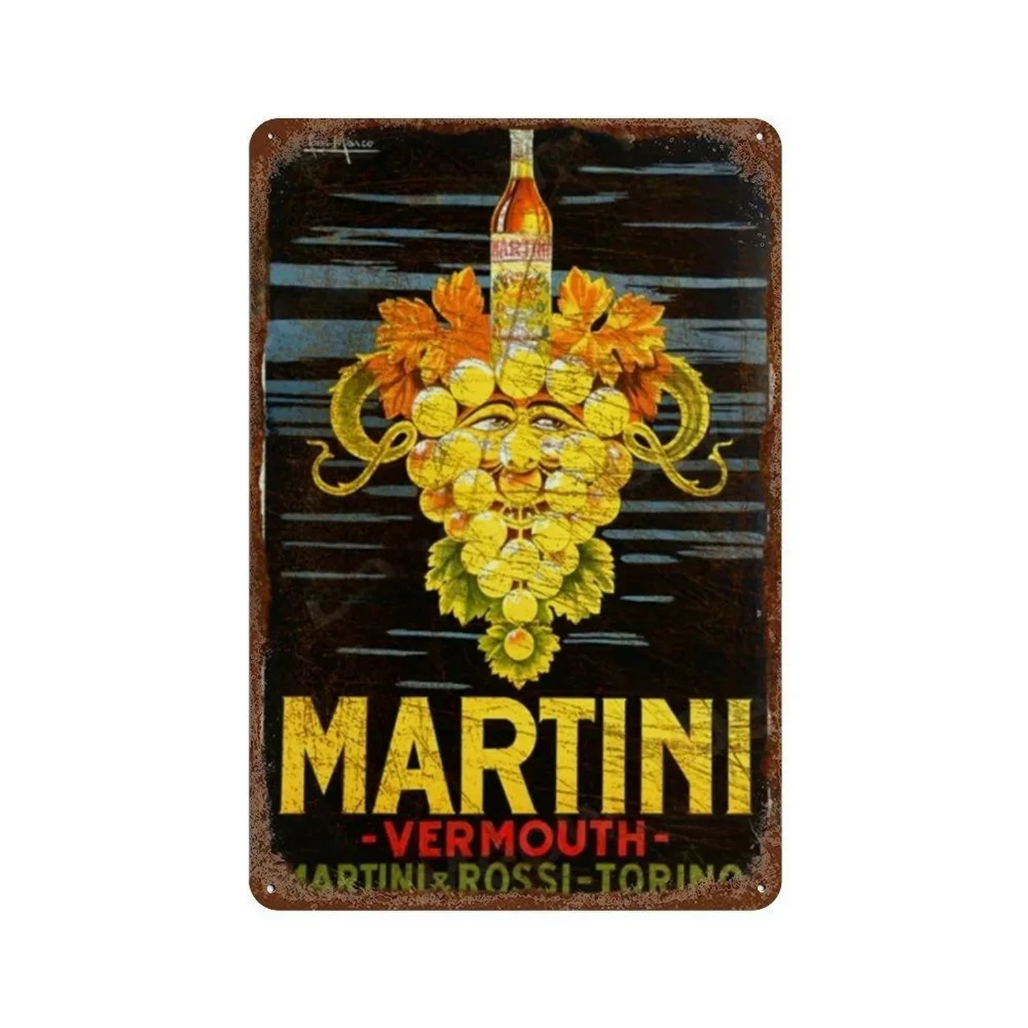 Винтажные Металлические Жестяные Вывески Настенный Декор Галла Морти