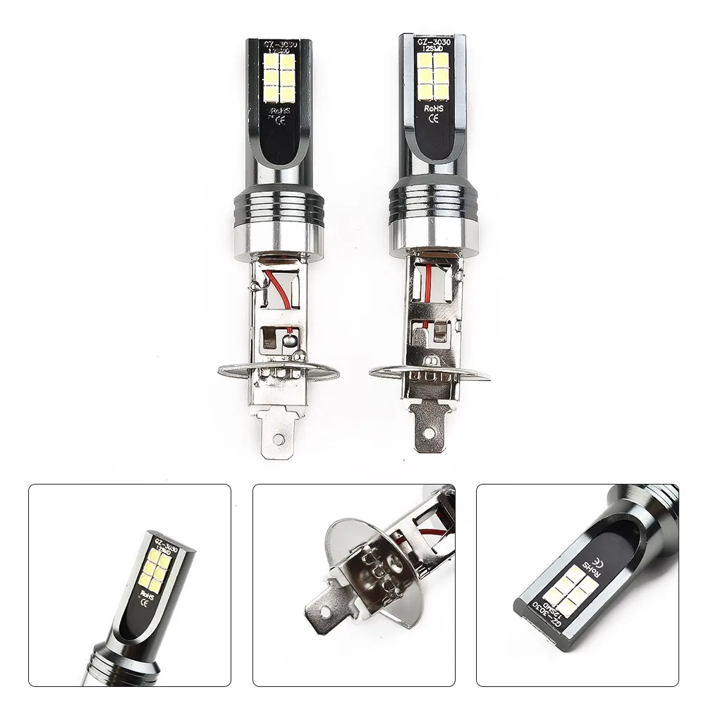 

14000LM H1 LED Lights Bulbs Conversion IP68 Waterproof 2PCS 6500K 9V-32V Accessories Headlight Kit Lamp Durable