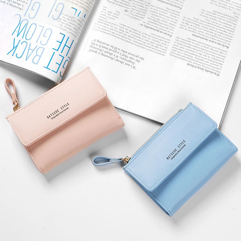

New Fashion Women's Wallet Short Women Coin Purse Wallets For Woman Card Small Ladies Wallet Female Hasp Mini Clutch