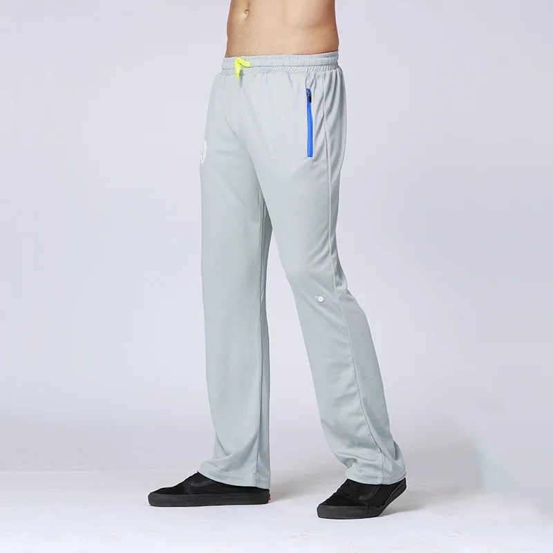 Летние мужские штаны для рыбалки свободные Дышащие длинные спортивные брюки