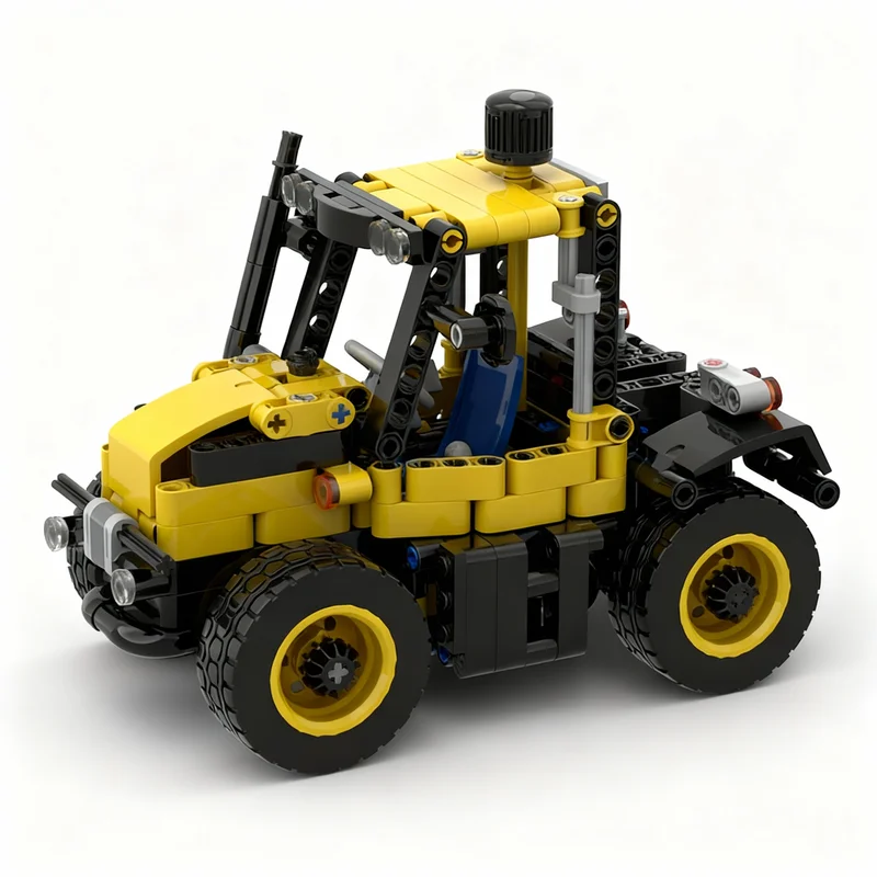 Фото 451 шт. Технические строительные блоки MOC Fastrac, модель, рождественские подарки, игрушка, архитектурная коллекция, декоративный кирпич, идея для подарка на день рождения №1