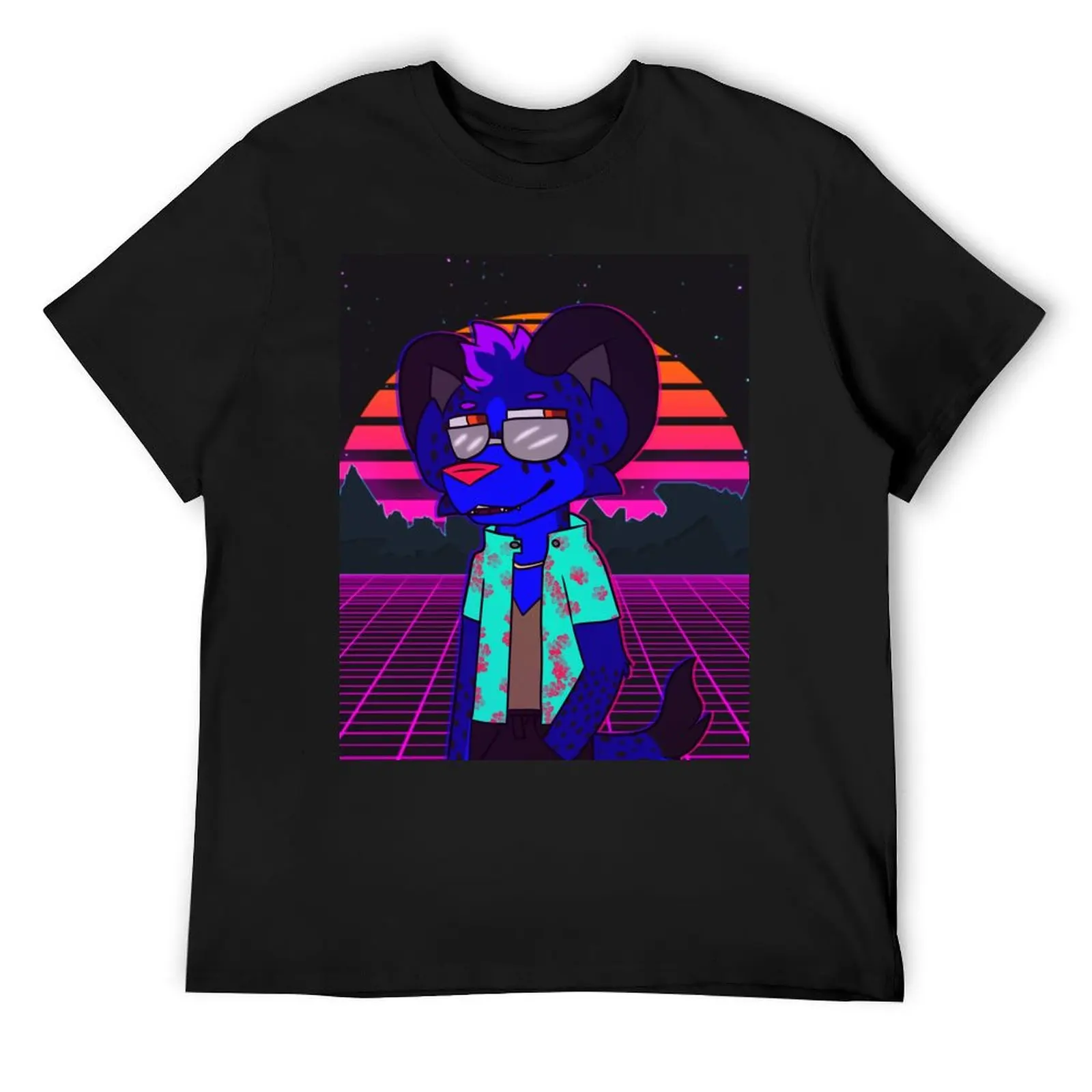 Портретная футболка Vaporwave Hyena Bragi OC футболки с аниме уличная одежда милые топы