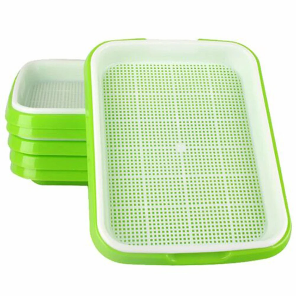 

Tray Nursery Pots Soybean Sprout Sprouter Vegetables 1 Set Buckwheat Double Layer Garden Germination Greenhouse