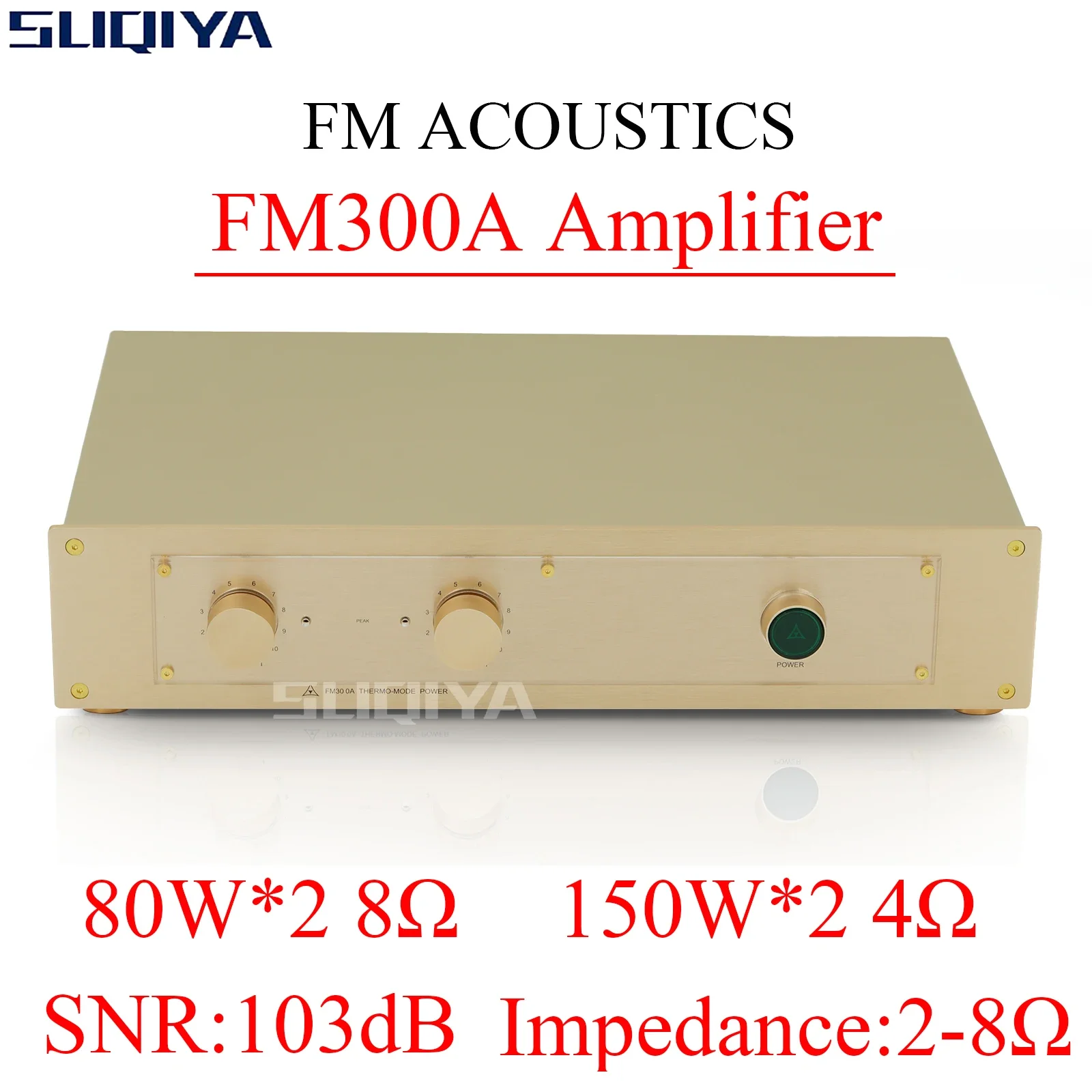 SUQIYA-Clone FM300A FM акустика hi-fi аудио 150 Вт * 2 4 Ом 80 8 усилитель мощности