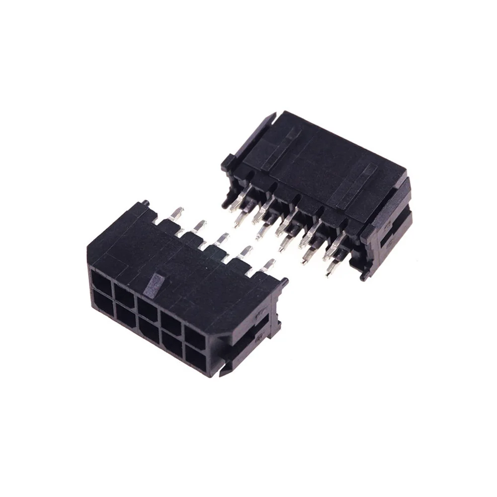 5/10 шт. 3 0 мм встраиваемый разъем Micro-Fit Штекерный PCB прямой 2 4 6 8 10 12 14 16 18 20 22 24