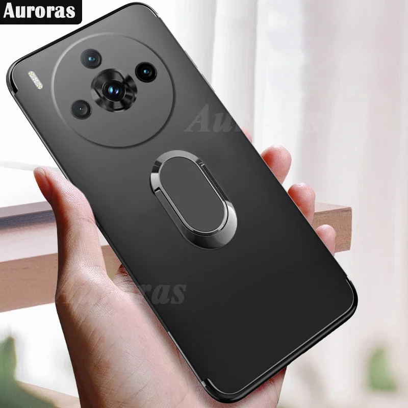 Auroras для Nubia Z60S Z50S pro Чехол с магнитным держателем матовый Силиконовый мягкий