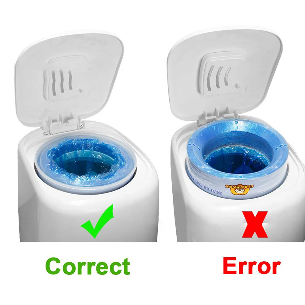 Мешок для подгузников младенцев сменный мешок мусора Genie/Anglcare твист мусорных